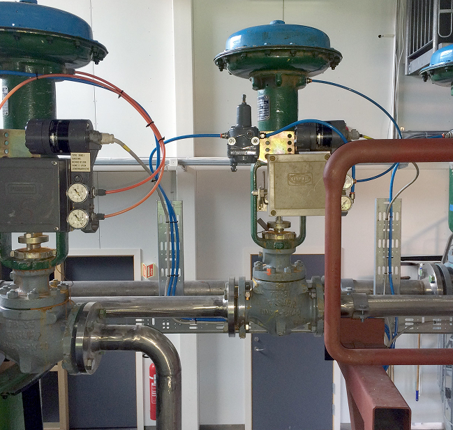 Industrial filtration process setup